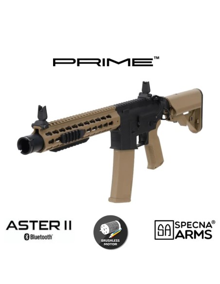 Fusil Specna Arms RRA SA-P07 Prime Aster II Tan | Airsoft Yecla