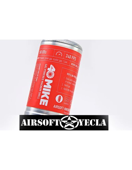 40 Mike Airsoft Innovation Gas Powered Magnum Shell