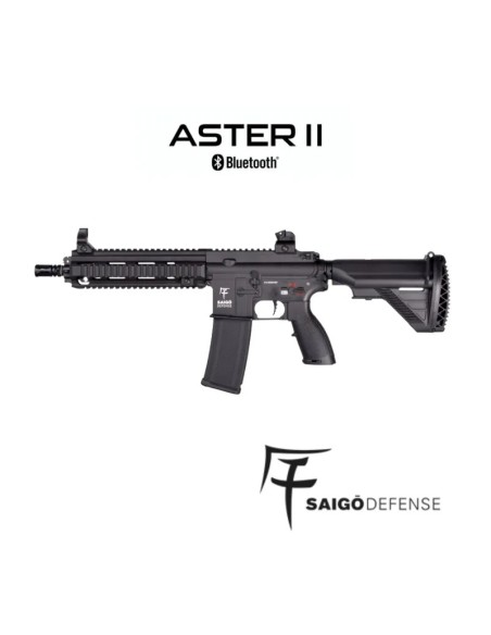 Fusil AEG Shogun Aster MK1 Black Saigo Defense | Airsoft Yecla