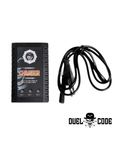 Cargador balanceador LiPo 2-3 celdas 7.4V/11.1V Duel Code | Airsoft Yecla