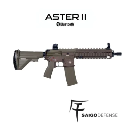Fusil AEG Shogun Aster MK1 Tan Saigo Defense | Airsoft Yecla