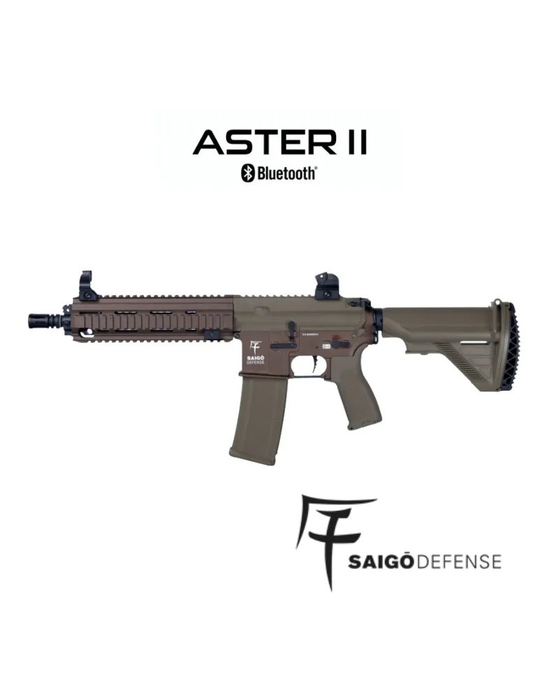 Fusil AEG Shogun Aster MK1 Tan Saigo Defense | Airsoft Yecla