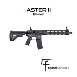 Fusil AEG Shogun Aster MK2 Black Saigo Defense | Airsoft Yecla