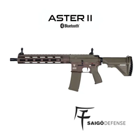 Fusil AEG Shogun Aster MK2 Tan Saigo Defense | Airsoft Yecla