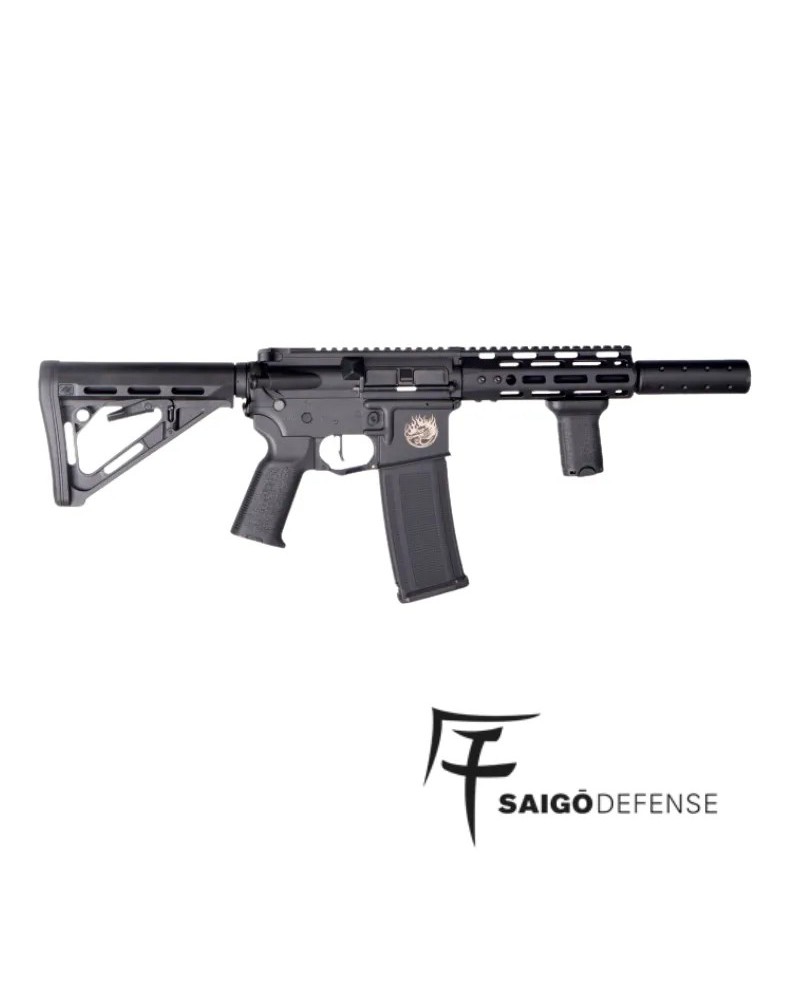 Fusil AEG Kenji Kensei Short Black Saigo Defense | Airsoft Yecla