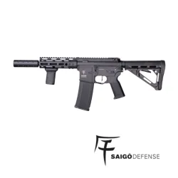 Fusil AEG Kenji Kensei Short Black Saigo Defense | Airsoft Yecla