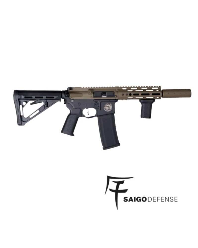 Fusil AEG Kenji Kensei Short Tan Saigo Defense | Airsoft Yecla