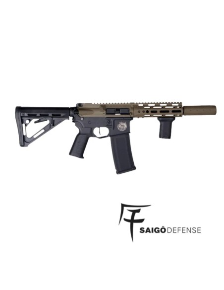 Fusil AEG Kenji Kensei Short Tan Saigo Defense | Airsoft Yecla