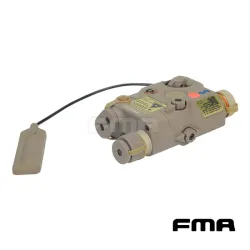 AN/PEQ-15 FMA LINTERNA LÁSER ROJO TAN | Airsoft Yecla