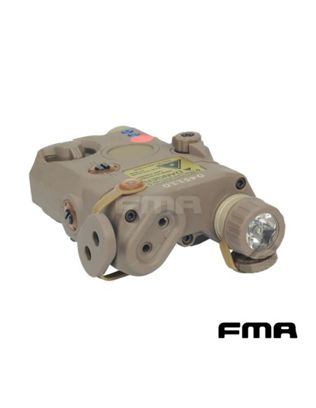 AN/PEQ-15 FMA LINTERNA LÁSER ROJO TAN | Airsoft Yecla
