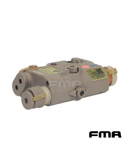 AN/PEQ-15 FMA LINTERNA LÁSER ROJO TAN | Airsoft Yecla