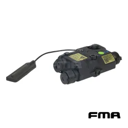 LINTERNA LÁSER VERDE AN/PEQ-15 FMA NEGRO | Airsoft Yecla