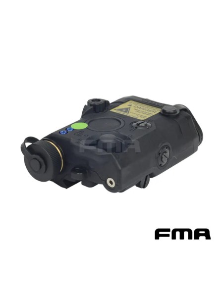 LINTERNA LÁSER VERDE AN/PEQ-15 FMA NEGRO | Airsoft Yecla