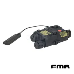 LINTERNA LÁSER ROJO AN/PEQ-15 FMA NEGRO | Airsoft Yecla