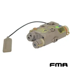 Linterna Láser Verde AN/PEQ-15 FMA Tan | Airsoft Yecla