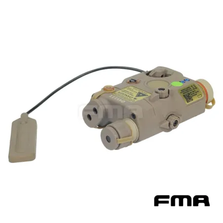 Linterna Láser Verde AN/PEQ-15 FMA Tan | Airsoft Yecla