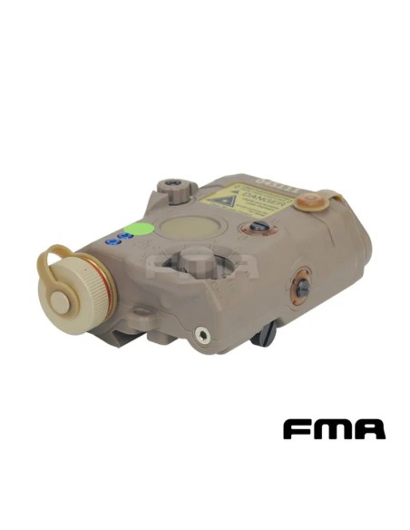 Linterna Láser Verde AN/PEQ-15 FMA Tan | Airsoft Yecla