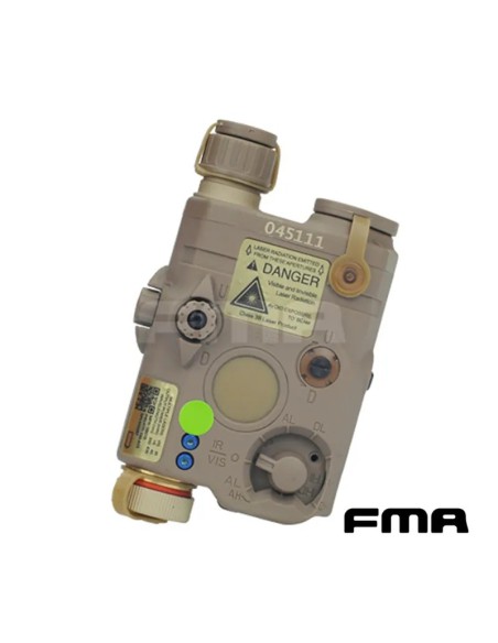 Linterna Láser Verde AN/PEQ-15 FMA Tan | Airsoft Yecla