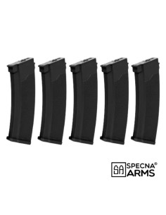 Pack 5 Cargadores Hi-Cap 380 BBs Specna Arms Serie J Negro | Airsoft Yecla 2