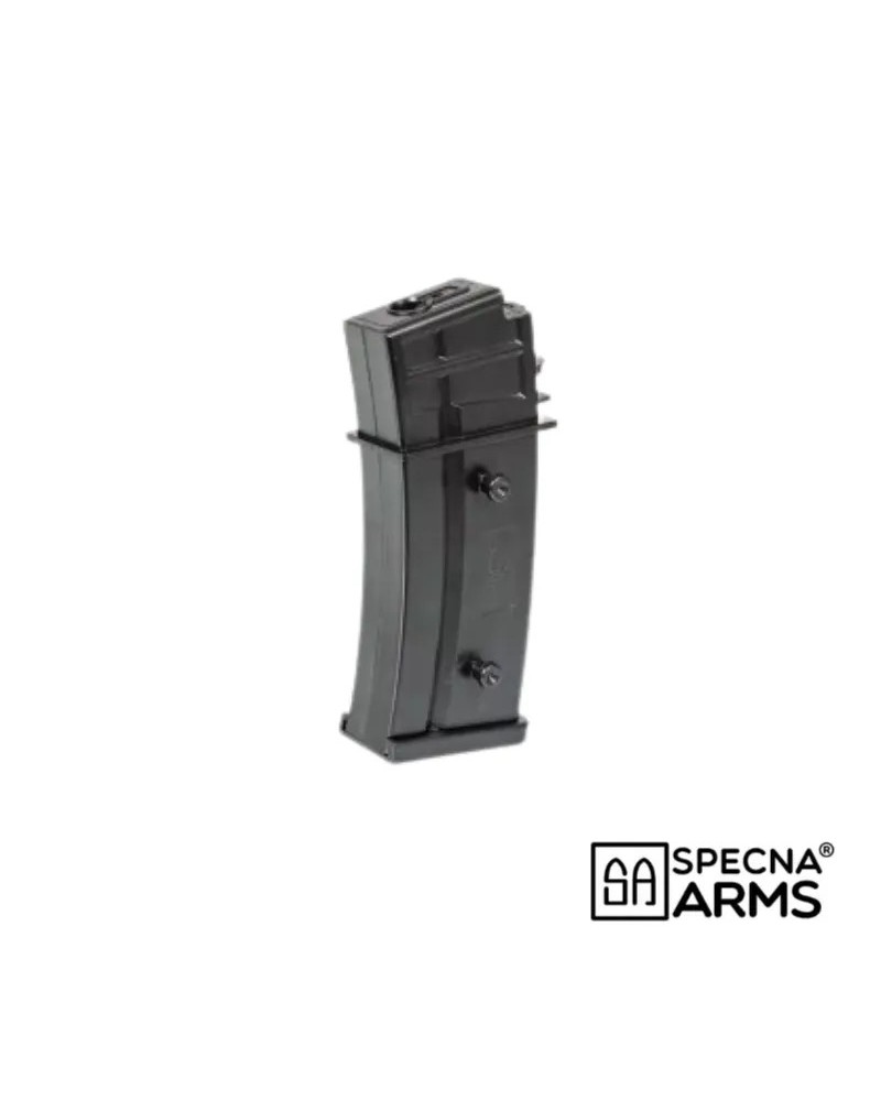 Pack 5 Cargadores Mid-Cap 120 BBs Specna Arms G36 Negro | Airsoft Yecla
