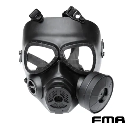 Máscara Antigás FMA Negra | Airsoft Yecla