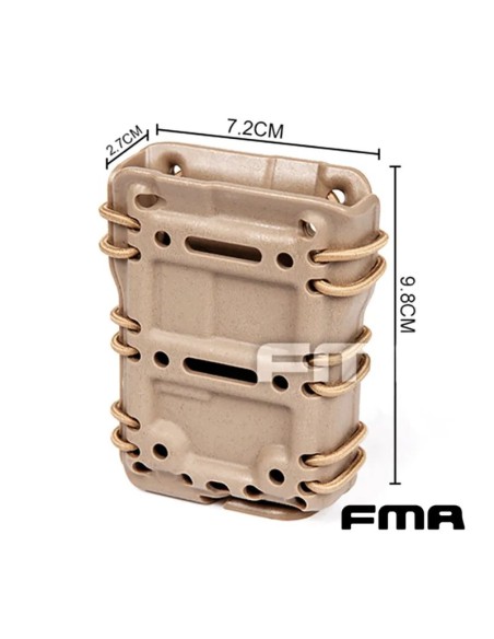 Portacargador FMA Rígido M4 Scorpion Tan | Airsoft Yecla