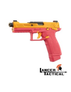 Pistola GBB LTX Roja y Amarilla Gas Blowback | Airsoft Yecla 2