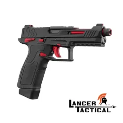 Pistola GBB LTX Negra Roja Gas Blowback | Airsoft Yecla