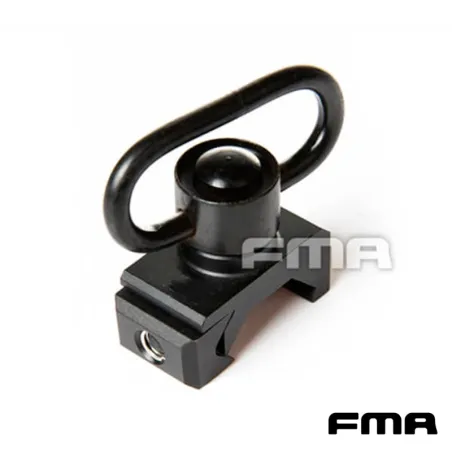 Enganche Correa Fusil FMA DD Rail Negro | Airsoft Yecla