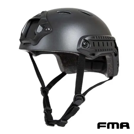 Casco FMA FAST PJ Versión Simple Negro | Airsoft Yecla