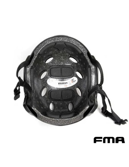 Casco FMA FAST PJ Versión Simple Negro | Airsoft Yecla