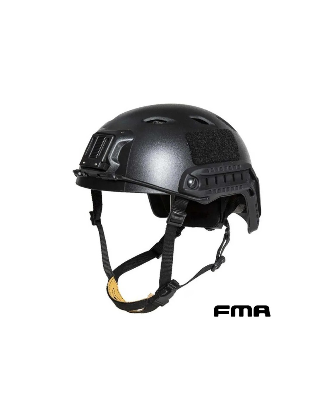 CASCO TÁCTICO ACH BJ CON MONTURA PARA VISIÓN NOCTURNA Y RÁILES LATERALES