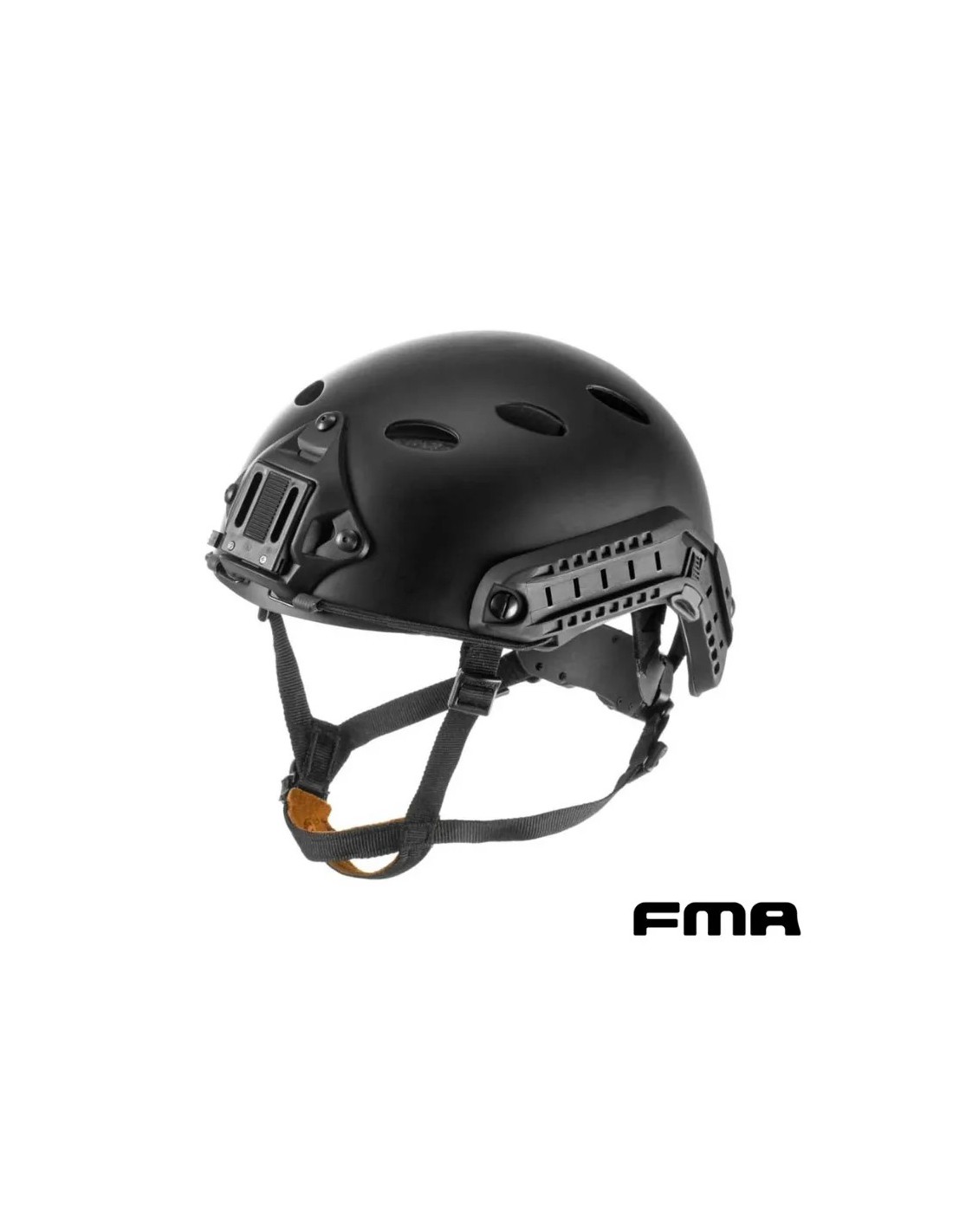 CASCO TÁCTICO FAST PJ AJUSTE RÁPIDO OCC DIAL RAÍLES LATERALES ARC ACOLCHADO EPP TALLA ÚNICA