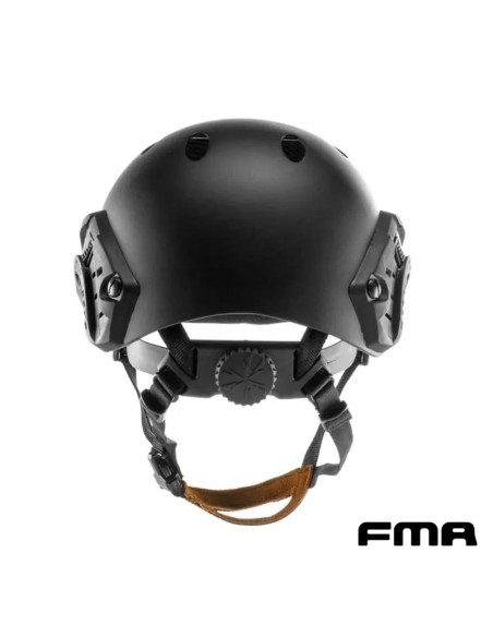 Casco FAST PJ FMA Negro Ajuste Rápido | Airsoft Yecla