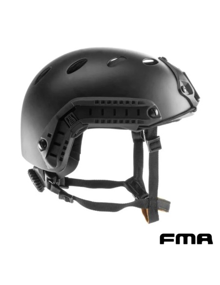 Casco FAST PJ FMA Negro Ajuste Rápido | Airsoft Yecla