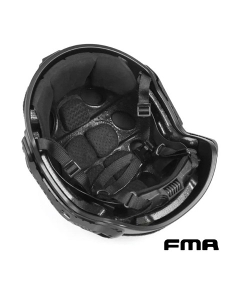 Casco FMA SF Super High Cut Negro | Airsoft Yecla