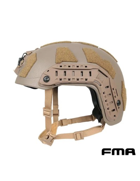 Casco FMA SF Super High Cut Tan | Airsoft Yecla