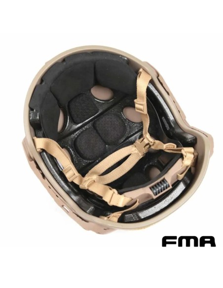 Casco FMA SF Super High Cut Tan | Airsoft Yecla