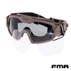 Gafa FMA Ventilador Tan | Airsoft Yecla