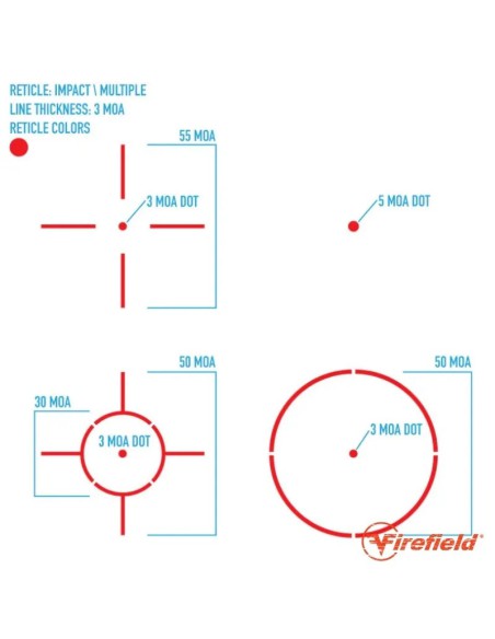Mira Reflex Firefield Impact FF26022 | Airsoft Yecla