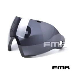 Lente Cristal Máscara FMA Negro | Airsoft Yecla