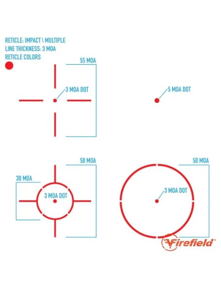Mira Reflex Firefield Impact XL FF26024 | Airsoft Yecla