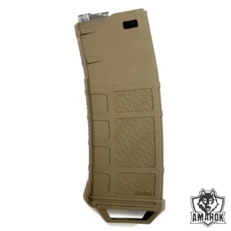 Cargador Midcap Fast Feed 250BBs B9 Tan Amarok | Airsoft Yecla