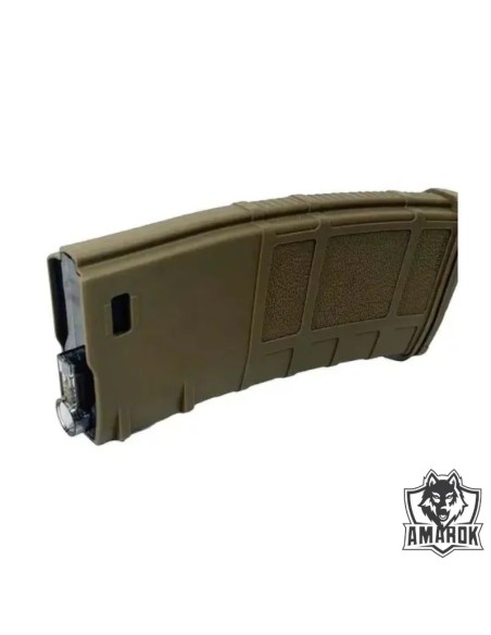 Cargador Midcap Fast Feed 250BBs B9 Tan Amarok | Airsoft Yecla