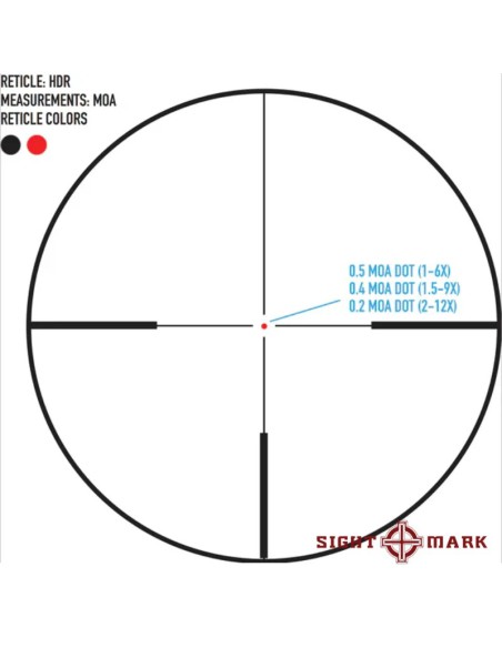 Visor Presidio 1-6x24 HDR Sightmark | Airsoft Yecla