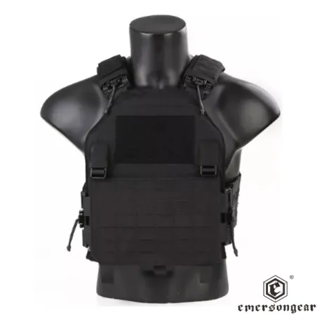 Chaleco LAVC Assault ROC Plate Carrier Negro | Airsoft Yecla
