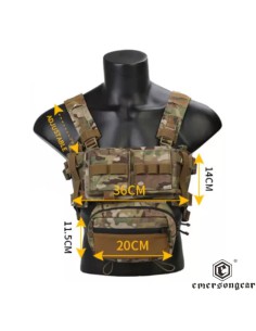 Chest Rig Micro Fight Chassis MK3 Negro | Airsoft Yecla 2