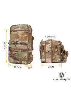 Mochila D3 Multipurpose MC Arid Emersongear | Airsoft Yecla 2