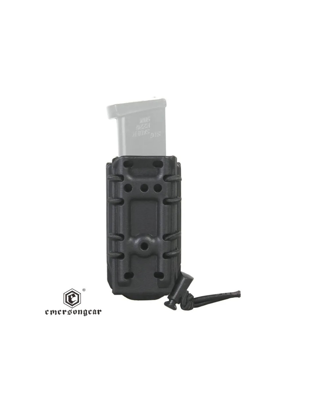 Portacargador táctico 9 mm compatible con Glock y Hi Capa montaje MOLLE y cinturón