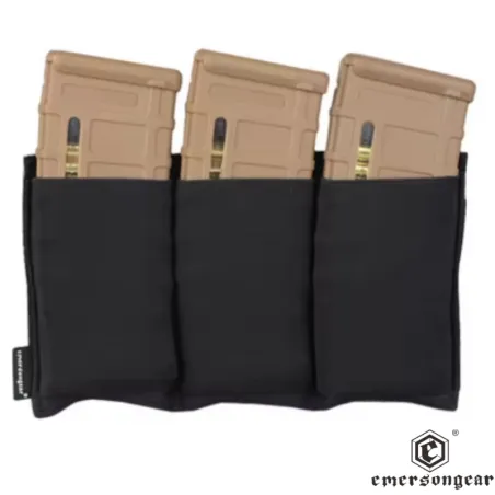 Triple Magpouch M4 Negro EmersonGear | Airsoft Yecla